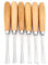 Joyzan Outil Sculpture Bois, Ciseaux Couteau Sculpter Ciseau Fait Main Bricolage Professionnel Couteaux Ensemble Kit DIY Gouge Jeu Burin Tournage Manche Gravure Travail Professionnelle Pointus