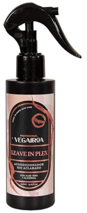 VEGAIROA - Leave In Plex - Spray Acondicionador sin Aclarado - Tratamiento Hidratante - Cabello Suave, Hidratado y Nutrido - Aloe Vera y Glicerina - Peluquería Profesional Vegana - 150ml