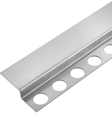 Balneo Frontprofil Duschrinne Gefälleprofil, Edelstahl AISI 304, 130 cm | Edelstahl AISI 304, sichtbare Abschlusskante, für bodengleiche Duschen, kürzbar, Länge 130 cm, 2 J. Garantie