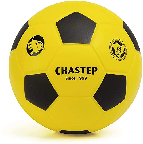 Chastep 8 Foam Football Indoor/Outdoor Perfect for Kids or Beginner Play and Exercise Soft Kick & Safe (Yellow/Black)