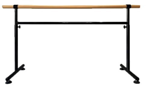 Ballettstange Ballettstange aus Stahl für Tanzräume im Haushalt, höhenverstellbar von 100–125 cm, perfekt für Kinder und Erwachsene (Color : Black, Size : 1.5M/5FT)