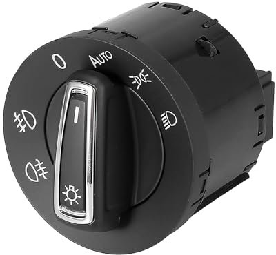 LeiBaOF Scheinwerfer Schalter Auto Scheinwerfer Lampe Kontrollschalter Nebelscheinwerfer Schalter Für VW Golf 7 MK7 MKVII Octavia Passat 2015-5GG941431D