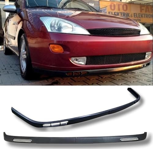 Für Ford Focus Mk1 2 Stück Frontstoßstangenlippe Karosserie-Kit Spoiler Splitter Diffusor Hohe Qualität ABS-Kunststoff Professionelle Tuningteile (Modell 1)