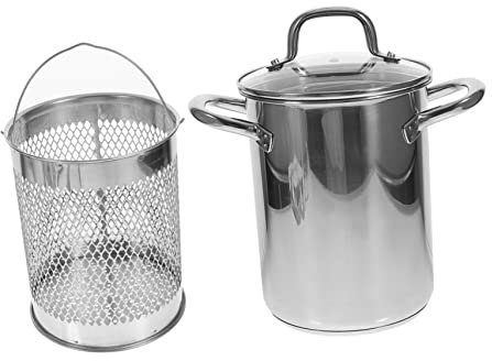 TOPBATHY Marmite Japonaise En Acier Inoxydable 304 Marmite Profonde Pour Cuisinière À Induction