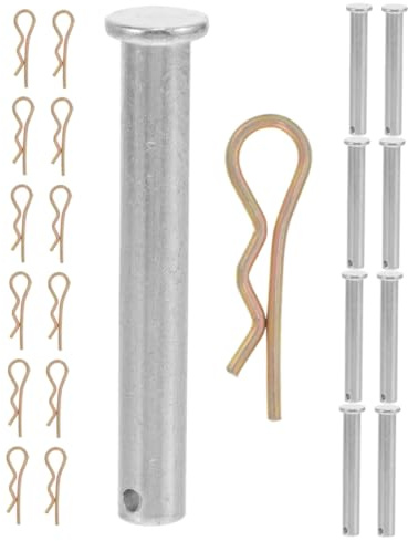 NUOBESTY 20pcs Steel Scaffolding Coupling Pins Clips Locking Scaffold Pins for Scaffold Equipment Parts 10mm Diameter x 70mm Length Metal Hardware for Construction Support