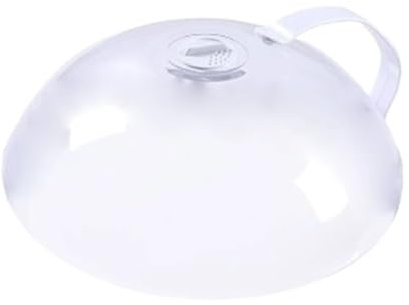 Cubierta protectora de plástico for microondas con orificio for vapor for mantener limpio el microondas