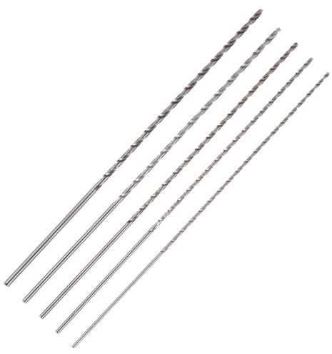 Angoily 15piezas Brocas De Rápido Extra Largas Para Metal Taladro De Puntas Agudas Para Áreas De Difícil
