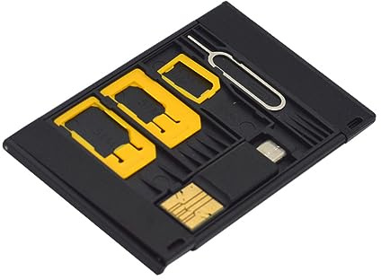 DIYEAH 5pcs Sim Card Holder Reader Micro Nano Adapters Phone Sim Card Ejector for Mobile Phone Random Color