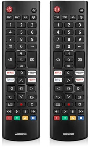 Ersatz Fernbedienung für LG Smart TV,Universal Sprachfernbedienung für LG Smart TVs mit 4 Shortcut Tasten,Kompatibel mit LED,QLED,UHD,Frame,4K Smart TV - 2pcs