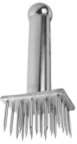 VALICLUD Batticarne Ammorbidente per Carne in Acciaio con 28 Aghi, Utensile da Cucina per Intenerire Carne di Maiale, Impugnatura Ergonomica, Adatto per Ristoranti e Uso Domestico