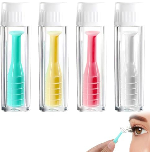 YAOYYG 4 PCS Applicateur Lentille De Contact | Ventouse Lentille Souples Et Rigides, Ventouse Pour Enlever Les Lentilles Pour Lentilles De Contact Rigides