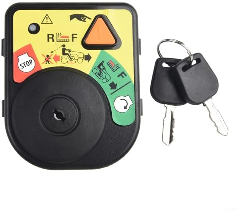 Bulevisiter Interrupteur d'allumage et clé pour tondeuses autoportées Cadet | Remplacement direct pour les numéros de pièce 725-04227, 725-06102B, 925-06119 | Compatible avec 2030-016, 2030-018