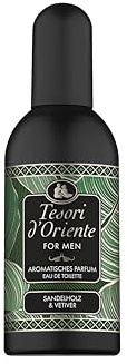 Tesori d'Oriente EDT For Men | Sandelholz & Vetiver | 100 ml | Aromatisches Eau de Toilette für Körper & Sinne.