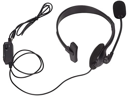 Yechiry S480 Telefonheadset Justerbar Brusreducerande Enhet för Callcenter och Kundtjänst Svart 3,5 Mm Kontakt