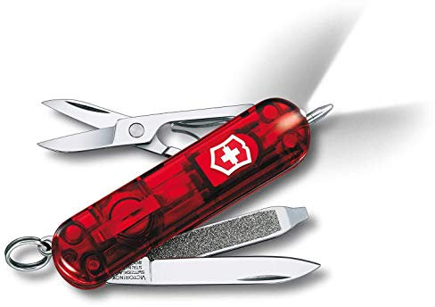 Victorinox, Signature Lite, Coltellino Svizzero, Originale, Multiuso, Campeggio, 7 Funzioni, Lama, piccola, Lima per unghie