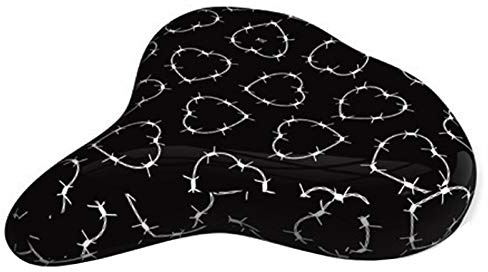 Liix Unisex Child Cover Love Hurts Sattelbezug, Schwarz, Einheitsgröße