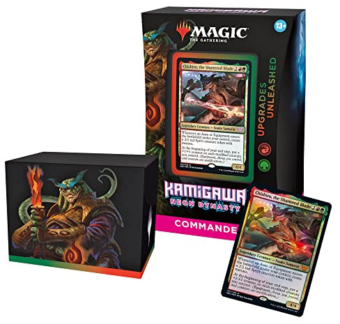 Magic: The Gathering Kamigawa: Neon Dynasty Commander Deck Upgrades Unleashed (Red-Green)