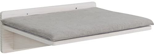TRIXIE Liegeplatte mit Kissen, Kletterlandschaft, 50 × 17,5 × 36,5 cm, weiß