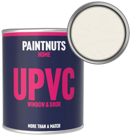Paintnuts UPVC Window & Door Paint - RAL-9010 - PURE WHITE Gloss 250ml Tin