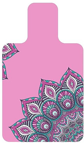 rockible Tapis Pilates pour Reformer, Pilates Reformer Pad, Durable, Facile à Nettoyer, Tapis Pilates Reformer, Serviette pour Accessoires de Gym, Yoga, Rose