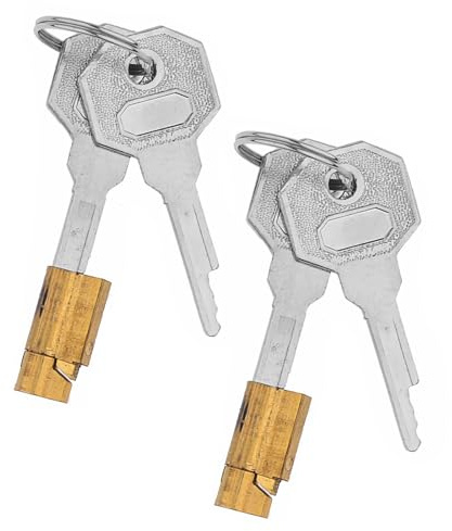 Steckschloss Für Türen Und Zimmertüren – Schlüssellochsperrer, 2er Set