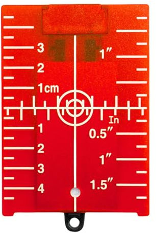Placa para Tarjeta de Objetivo, Objetivo de Placa Base, Placa de medición de Mapa | Pulgadas métricas, Placa espaciadora Reflectante, de Objetivo magnético, Tabla