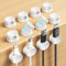 COCOMAX 12 Pack Magnetique Clips Câble,Auto-adhésif Organisateur de Câble,Support Cable pour HDMI/USB/Câbles de Chargement/Maison/Bureau Cable Management-Blanc