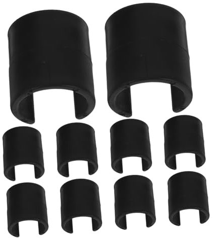 Gatuida 10stücke Teiliges Abs-eckfahnen-clip Fußball-trainingsgeräte Sichere Verbindung Für Stabile Pfosten Schnelle Montage Wetterfest Für Innen Außenbereich Vielseitige Markierungsstange