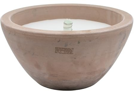 Schwabenfire Outdoor Kerze groß in Basaltschale mit Dauerdocht 28cm Balkon Deko Terrassen Deko Geschenke für Frauen große Outdoorkerze Schwabenfeuer Kerze Festival Dekoration Firmenfeier Dekoration