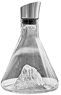 Genérico Juego de decantadores de Vino de Cristal, Copas sopladas a Mano, Utensilios de Lujo para Beber en casa, Copas de 7,4 Pulgadas, Juego de Regalo Creativo