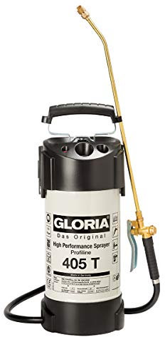 GLORIA Hochleistungssprühgerät 405 T Profiline | Robuster 5 L Stahl-Druckbehälter mit 6 bar | Ölfest für Industrie & Handwerk | FKM-Dichtungen | Messing-Pumpe