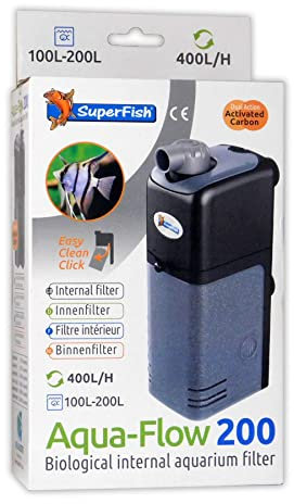 Superfish 573037/2010 Aquarien Innenfilter Aquaflow 200 (200-400 l/h)