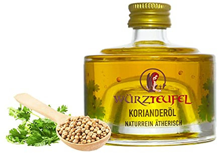 Koriandersamenöl, Korianderöl, Coriander - Öl naturrein, ätherisch. Hochwertigste Lebensmittelqualität. Flasche 40ml.