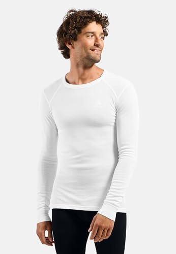 Odlo Homme T-Shirt à Manches Longues de sous-vêtements Techniques Active Warm ECO
