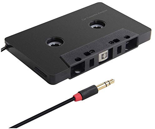ihreesy Adaptateur de Cassette de Voiture, Universel Cassette Audio de Voiture vers Adaptateur Auxiliaire Lecteur de Cassette Audio avec Récepteur de Cassette Audio Stéréo Jack 3,5 mm
