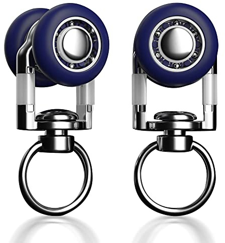 YXHOMME Curtain Track Rollers Curtain Mute Wheel Rollers Hook Pulley Runners/Sliders for Ceiling/Wall Mount Curtain Tracks 30PCS…