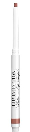 Too Faced Lip Injection Extreme Lip Shaper | Plumping, Waterproof, Liner Pencil, 0.01 Ounce, Puffy Nude