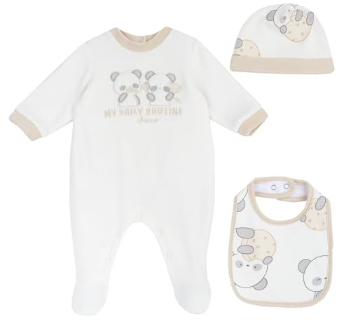 Chicco Set Regalo Neonato/Neonata 0-24 mesi, Bianco, 1 mesi, Designed in Italy