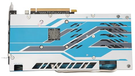 ASHATA Tarjeta Gráfica RX590 de 8 GB, Tarjeta Gráfica GDDR5 de 256 bits para PC para Juegos, Tarjeta Gráfica GPU de Resolución 4096x2160 con Ventiladores Duales PCI Express 3.0 X16 HDMI