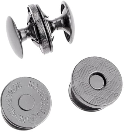 XHBYW 20 Sets mit 14/18 mm magnetischen Nähknöpfen, Doppelnieten, Nieten, magnetische Druckknöpfe, zum Verschließen von Handtaschen, Geldbörsen, Geldbörsen und Taschen