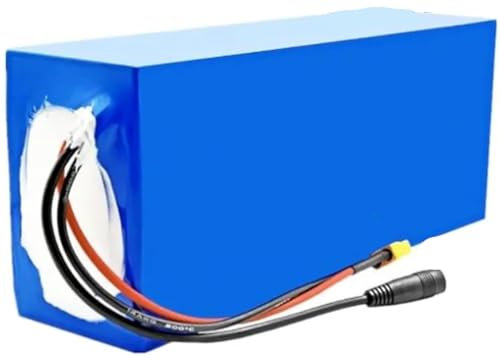 E-Bike Battery Lithium Battery 24V25.2V 36V 52V 60V 12AH 8AH 10AH 12AH 15AH 18AH 20AH 25AH Li-Ion with Charger Fit with BMS Protection for 1000W Electric Ride Toy Bicycles 24V25.2V10AH,XT60