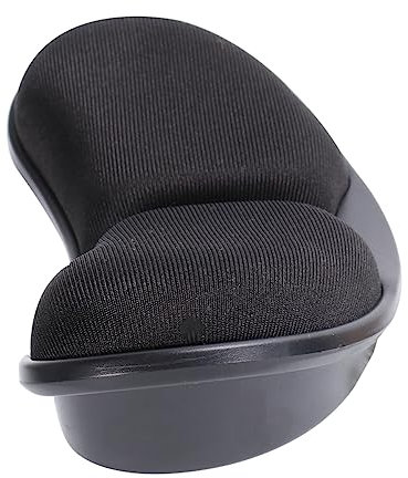 VILLCASE 1stücke Mauspad Ergonomisch Handgelenkauflage Mit Memory-Schaum Gefüllt Für Büromanagement Und Gaming Lindert Handgelenkschmerzen Und Ermüdung