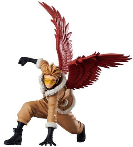Xinchangda Figure MHA Hawks Action Figure 11 cm Battle Postion Cartoon Figure Handmade Anime Statue Model Desktop Decoration Collectibles Gift