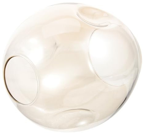 OSALADI Abat-jour En Verre Transparent 150mm Remplacement Décoratif Pour Lustre Éclairage Moderne Convient Pour Salon Chambre Hôtel 1 Pièce Couleur