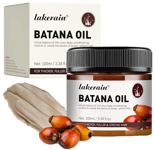 Huile de Batana pour Cheveux, Batana Oil Élimine les fourches, 100% Naturelle pour la Croissance des Cheveux, Authentique Huile de Batana Biologique Pressée à Froid