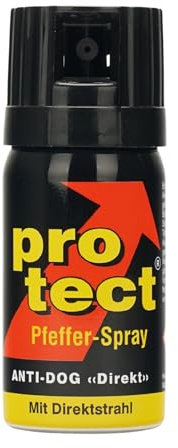 PROTECT Pfefferspray Weitstrahl in versch. Größen - hochdosiert & extrem wirksam - 3 bis 4 Meter Reichweite