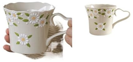 YGMNQAL Coffee Cup Set Ceramic Mug Milk Breakfast Cup and Plate Set Kitchen Drinking Set(Mug)