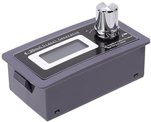 MasYosh Générateur de Signaux de Courant, Dispositif de Test électrique 4-20mA de Haute Précision avec écran LCD et Codeur Rotatif, pour le Contrôle du Circuit et le Débogage du Signal