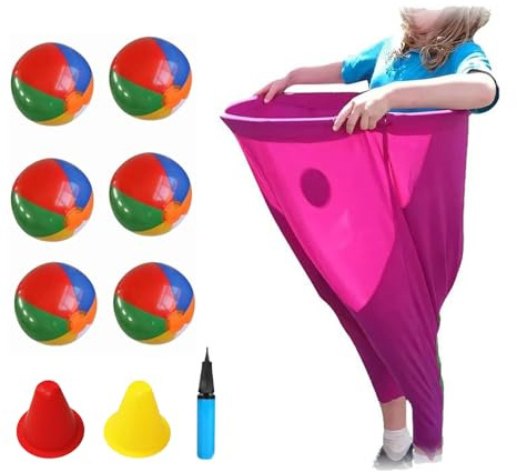 Granny Pants Yard Game,Oma-Hosen-Spielset für draußen,riesige, Dehnbare Oma-Hosen, riesige Wurfspiele for die Freizeit im Freien, Team-Staffel-Familientreffen-Party-Feldparty-Spielset-D
