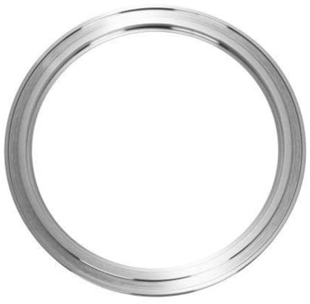 1Pc ISO-K DN 100 Vacuum Bored Blank Flange - 4.25 in. Bore, Weld-On, Claw Clamp Type, 304 Stainless Steel(ISO125x127)